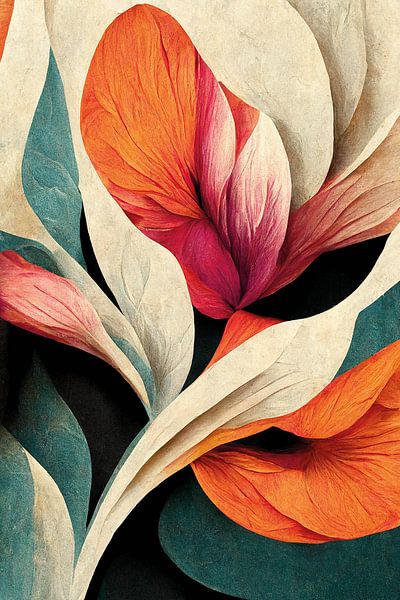Motif floral élégant Abstrait créatif par Color Square