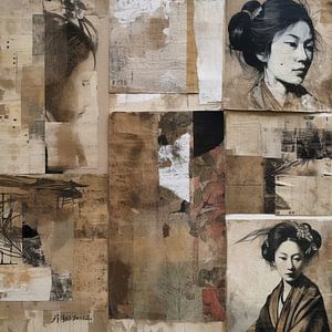 Vintage-Collage "Zen"