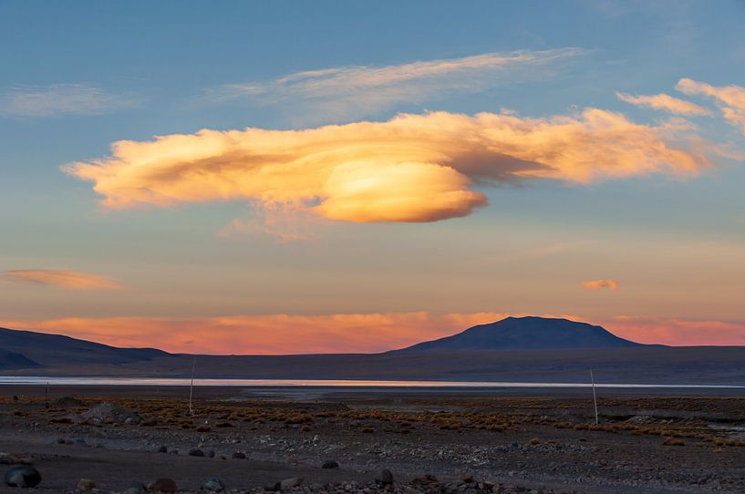 Zonsondergang in de Andes van Alex Neumayer