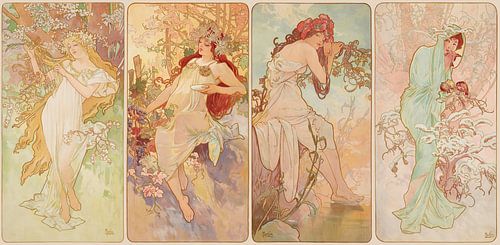 De seizoenen, Alphonse Mucha