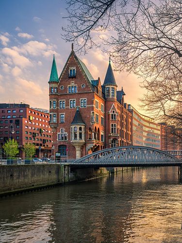 Speicherstadt in Hamburg, Deutschland von Michael Abid