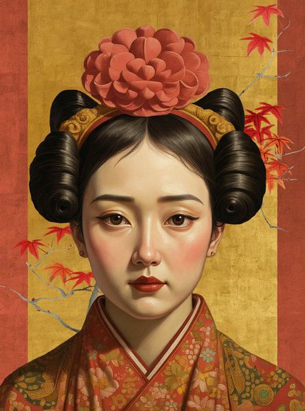 Asian Autumn by Marja van den Hurk