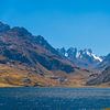 Meer in Andes gebergte in Peru van Peter Apers