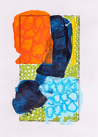Étude abstraite n° 3 sur Atelier ‘Et Wad - Monique Bremer