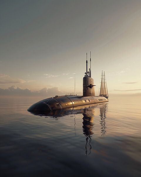 Boot, ruhiger, blauer Ozean von fernlichtsicht