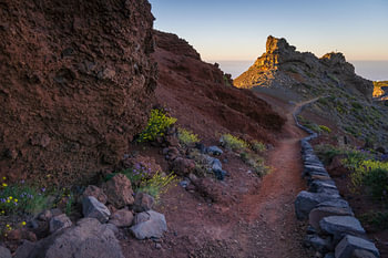 Vulkanwanderweg am Mirador de Las Andenes auf La Palma