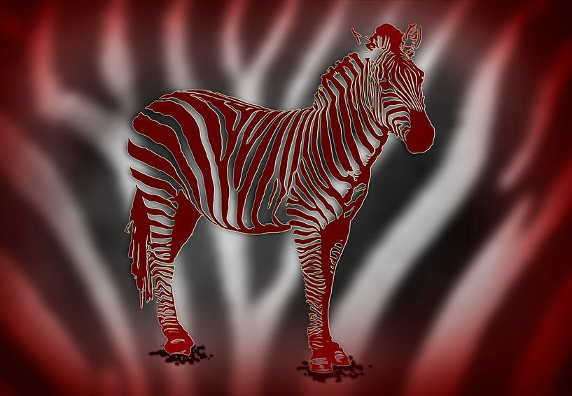 Zebra van Stephan Zaun