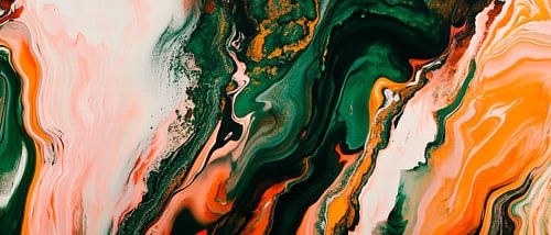 Gekleurde vloeistoffen - Abstracte patronen