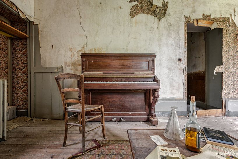 Lost Place - Abandoned Piano by Gentleman of Decay