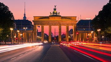 Sonnenaufgang am Brandenburger Tor