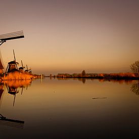 Sonnenuntergang bei Kinderdijk von Jos Krick Photography