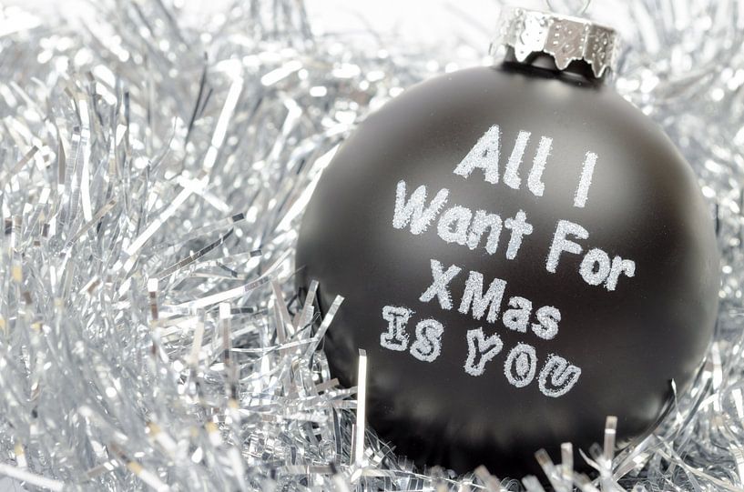 Zwart wit kerstball par Dennis  Georgiev