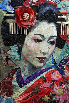 Geisha-Porträt von Egon Zitter