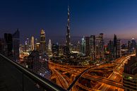 Stadtzentrum von Dubai von Arno Lambregtse Miniaturansicht