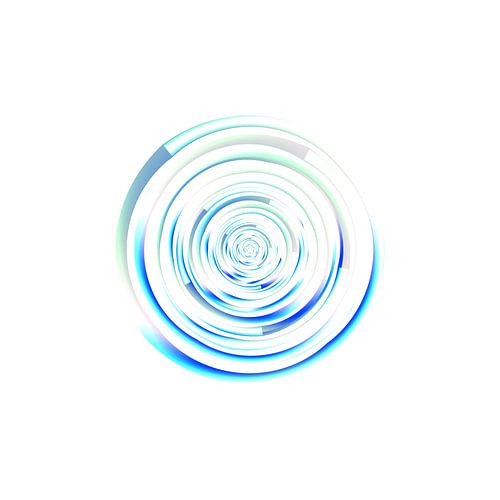 Cirkel blauw