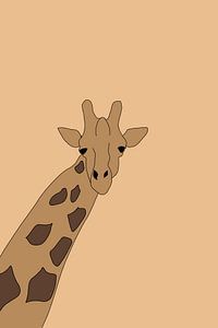 Girafe sur MishMash van Heukelom