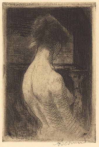 Albert Besnard, Rug van een vrouw, 1889