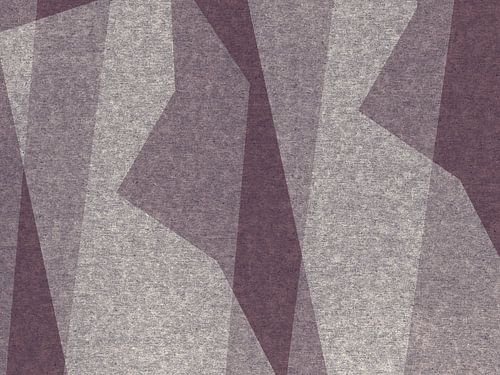 Enigmatisch Violet. Moderne abstracte retro stijl kunst.