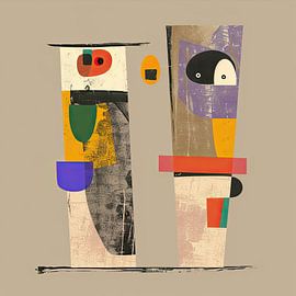 Abstract Picasso painting by Art Whims