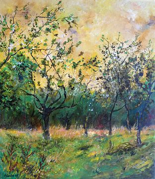 Orchard in spring 78 by pol ledent