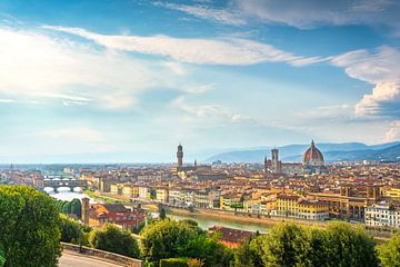 Florence uitzicht vanaf Piazzale Michelangelo van Stefano Orazzini