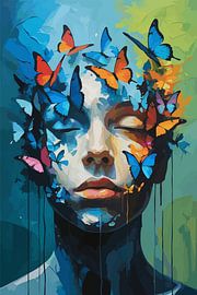 Metamorfose van Sereniteit van ink art