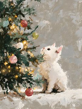 Chaton de Noël