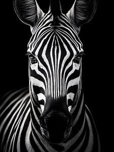 Zebra – Grafische Eleganz im Schwarzweiß