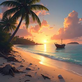 Sailing into the Sunset by RavenC Store