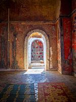 Gateway in a Buddhist monastery in Nyaung Shwe, Myanmar
