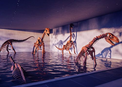 Dinosaurier-Museum Anzeige von Artkreator