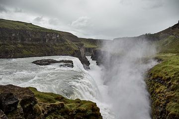 Gullfoss Wasserfall, Island von Thomas Marx