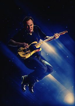 Superstars Bruce Springsteen jump in live concert von Gunawan RB