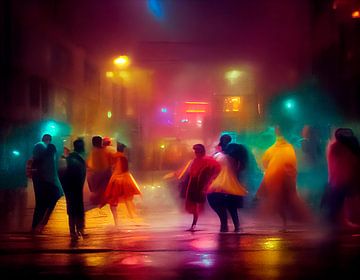 Dansend in de straten tijdens een zwoele zomernacht. Deel 10 van Maarten Knops