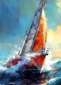 Segelsport Kunst #Segeln #Jacht