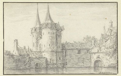 Oostpoort in Delft, Jan van Goyen