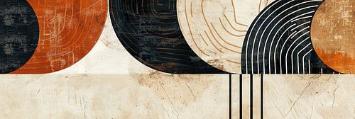 Abstracte harmonie in kleuren