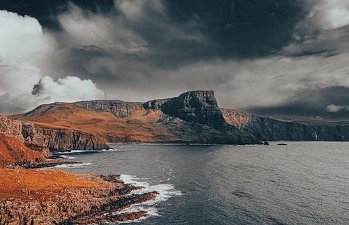 Panorama Cliffs in Schotland. Isle of Skye Idylle en rust