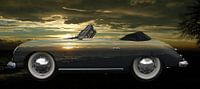 Porsche 356 A 1500 Super bij zonsondergang van aRi F. Huber thumbnail
