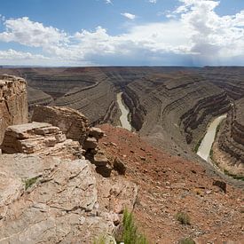 Goose Necks Canyon panoramic view van Lein Kaland