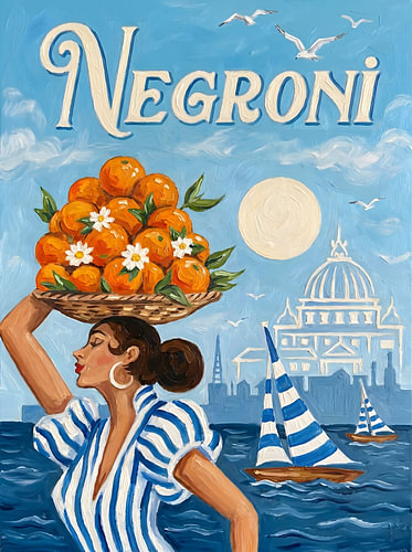 Mediterranean Negroni Summer