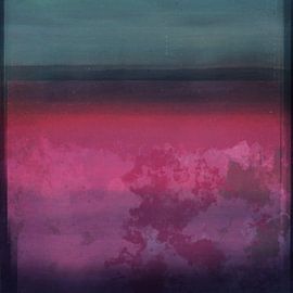 Dreamy landscapes. Heath in the twilight by Dina Dankers