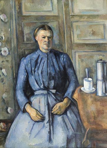 Vrouw met een koffiepot, Paul Cézanne
