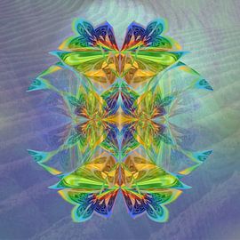 Ornament Kristall quadratisch von Claudia Gründler