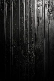 Black wall with water droplets by Poster Art Shop