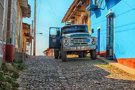 Camion dans une rue de Trinidad, à Cuba