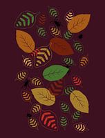 Purple leaves