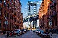 Brooklyn bridge from Washingtonstreet