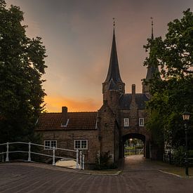 De Oostpoort in Delft van Rob Hogeslag