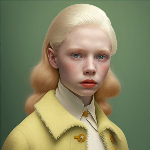 Fine art portret uit het project: "Albino"
